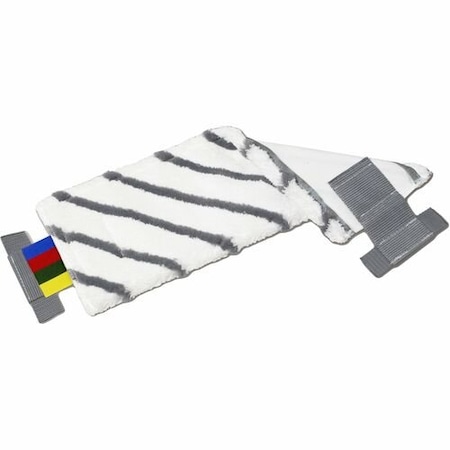 Vileda Professional Mop Pad, w/Abrasive Strips, Microfiber, 16inL VLD143222